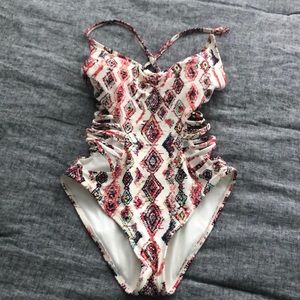 One piece bathing suit